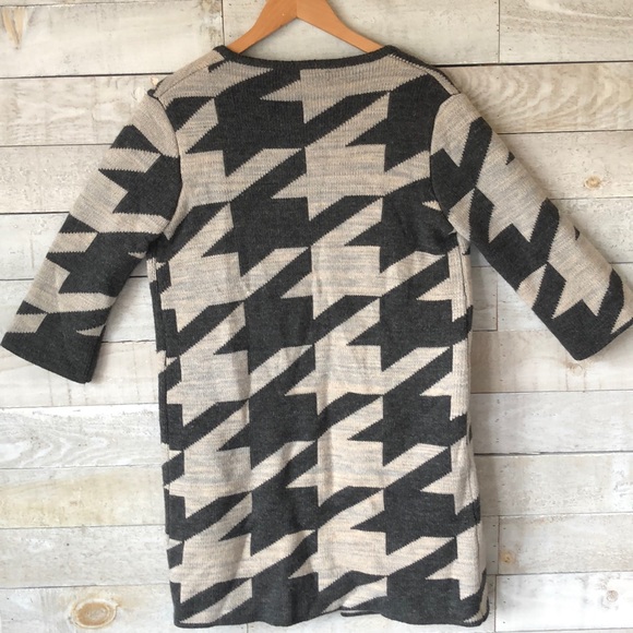 COCOGIO double knit houndstooth cardigan - Picture 3 of 3